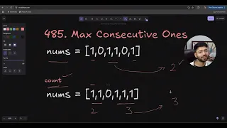 Leetcode 485 Max Consecutive Ones Step-by-Step Solution