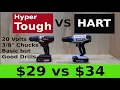 Chuck Battle Hart Drill vs Hyper Tough Drill