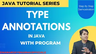 Type Annotations in Java Type Annotation Program Type Annotation Example
