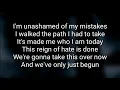 ASKING ALEXANDRIA - Here I Am (Lyrics)