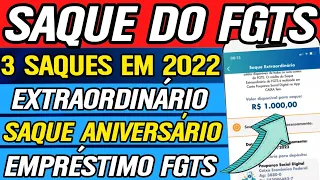SAQUE DO FGTS 2022! QUEM PEGAR EXTRAORDINÁRIO VAI SACAR O SAQUE ANIVERSÁRIO?