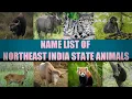 Name List of Northeast India State Animals State Animals of Northeast
