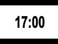 17 Minute Countdown Timer with Alarm