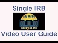 Single IRB - User Guide