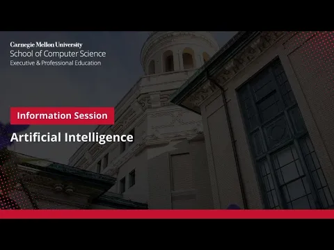 Information session on Carnegie Mellon University School’s Artificial Intelligence program