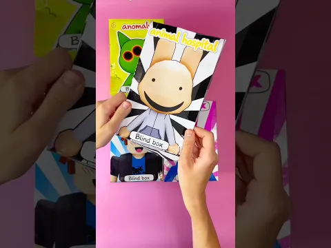Large blind box!#paper #diy #craft #blindbox #blindbag #asmr #roblox #squishy