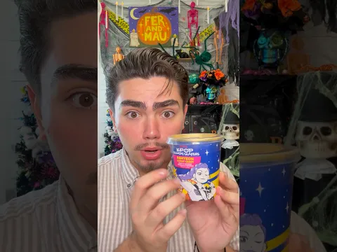Trying K-pop Demon Hunter Ramen Gummy Candy 🤪🍜 #shorts