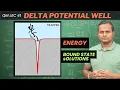 Dirac Delta Potential Well - Bound State Energy Level Eigenfunction Derivation