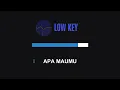 Judika - Kusedang Sayang-Sayangnya ( Karaoke Nada Rendah ) | Lower Key