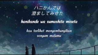 radwimps sparkle ost your name kimi no na wa lirik terjemahan