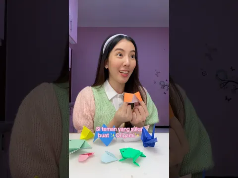 #pov si teman yang suka buat ✨origami✨ #shorts