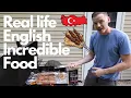 Aprende ingles de verdad conmigo a la parrilla Kebab turco Entrada comprensible