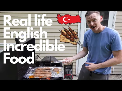 A1: lição de listening — Learn Real Life Inglês With Me on the Grill: Turkish Kebab 🇹🇷 | Pensando Inglés