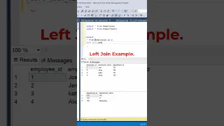 Left Join Example