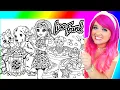 Coloring Lisa Frank Dogs Donuts Cats Hippie Girl Rainbow Coloring Pages Prismacolor Markers