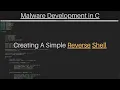 Download Lagu Malware Development in C | Coding a basic Reverse Shell