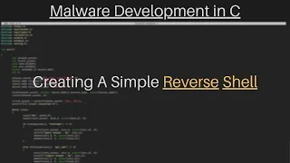 Malware Development in C Coding a basic Reverse Shell