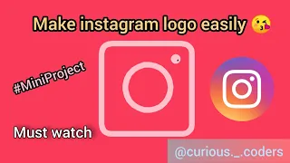 Create instagram logo using python turtle Python turtle Curious coders