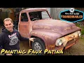 Download Lagu Painting Faux Patina - 1954 Ford F600 Car Hauler Build part 54