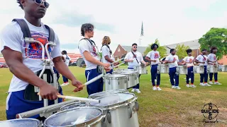 FMU Drumline Warmup Sequence At Destination HBCU In Augusta Georgia 2025