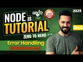 Node JS Tutorial in Hindi Error Handling Middleware in Express js