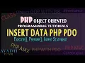 how to insert data inside database using pdo php insert data into mysql pdo php pdo tutorials