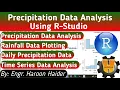 Precipitation Data Analysis using R Studio Plotting in R Rainfall Data Analysis R Graphs