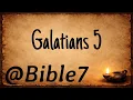 Bible ESV Galatians 5 - Christ Has Set Us Free Bible7