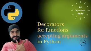 Writing Decorators for Functions with Arguments in Python Python Tutorials for Beginners