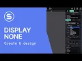 Using the Display None Control