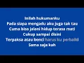 Waktu Itu (Lirik) - Romi The Jahats