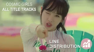 Download Cosmic Girls - All Title Tracks Line Distribution [Until La La Love] MP3