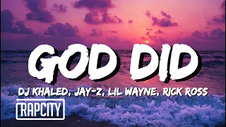 dj khaled god did lyrics ft rick ross lil wayne jay z john legend fridayy
