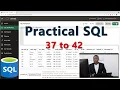 Practical SQL for Beginners and Data Scientists - Questions 37 to 42