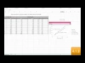 FEAS Excel Tutorial - 4 Data Analysis