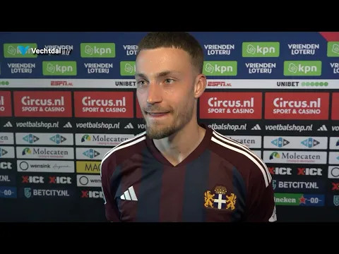 Davy van den Berg na PEC Zwolle - FC Twente