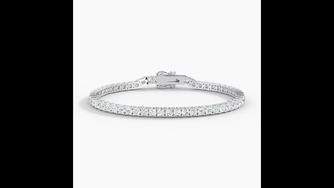 6 CTW Lab-Grown Diamond Tennis Bracelet in 14K Gold/Platinum – Classic & Timeless