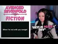 Avenged Sevenfold - Fiction onscreen First time reaction