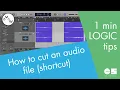 Lagu How to cut an audio file (shortcut) - 1 minute LOGIC tips