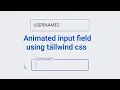Google s input field using tailwind css Material mui input field