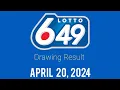Lotto Draw - April 20 2024