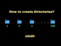 MKDIR - Create Directory How mkdir works