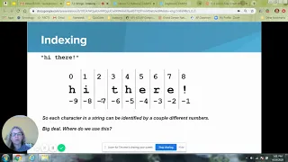 codeHS Python 7 1 String Indexing