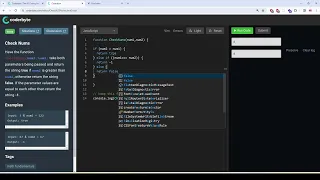 Coderbyte Check Nums Easy Solution with JavaScript