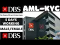 DBS Bank Document Verification Job Fresher 3 Days Office 2 Days Work From Home Limited Seats