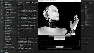 Genia Bot - Virtual Assistant GUI using Tkinter Python