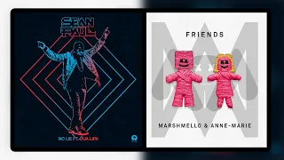 Download Marshmello, Anne-Marie, Sean Paul \u0026 Dua Lipa - FRIENDS / No Lie (Mashup) MP3