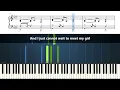 George Ezra - Sweetest Human Being Alive - Accurate Piano Tutorial with Sheet Music