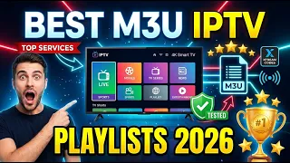 Best M3U IPTV Playlists 2026 Top IPTV Streaming Services Tested