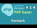 14 Belajar PHP Dasar - Foreach